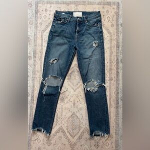 MOTHER Women's Jeans - The Flirt Ankle - 27